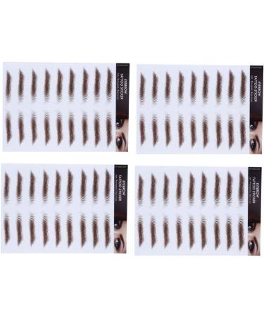 FRCOLOR 12 Pcs Eyebrow Stickers Waterproof Makeup Imitation Eyebrows Eyebrow Transfer Stickers 6d The Lazy - Buy Online on GoSupps.com