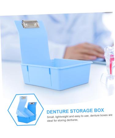 Buy Solustre 2 STK Orthodontic Retainer Case - Flat Tooth Holder & Prosthesis Storage Box for Travel | International Shipping Available - Buy Online on GoSupps.com