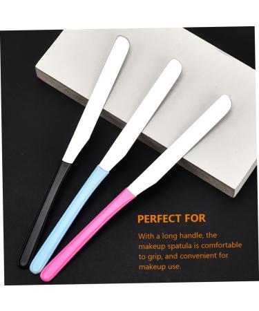 Stainless Steel Makeup Spatula Cosmetic Mixing Spatula For Foundation Lipstick Easy To Clean To Use For Makeup Applications Gifts - Buy Online on GoSupps.com