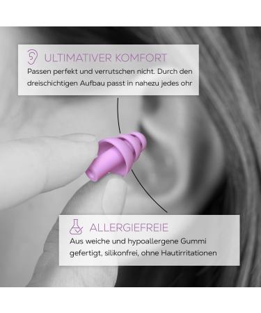 Shush Focus Earplugs - Concentration & Productivity Boosting Hypoallergenic Earplugs Reusable 365 Times Ideal for Less Distraction - Buy Online on GoSupps.com