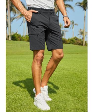 Buy Elegancity Men's Golf Shorts - Casual Chino Pants with Belt S-XXL Grey | Summer Comfort - Buy Online on GoSupps.com