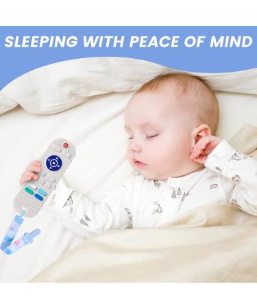 Silicone TV Remote Teething Toys for Babies 6-12 Months - 2 Pack with Pacifier Clips - BPA Free Infant Chew Toys - Ideal Gift for Boys and Girls - Buy Online on GoSupps.com