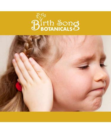 Earache Relief Tincture - Herbal Ear Pain Supplement by Birth Song Botanicals | 1oz Bottle - Buy Online on GoSupps.com