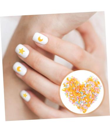 FOMIYES 4pcs 1 Nail Art Polymer Clay Sticker for Nails Star Moon Pendants Candy Stickers Nail Art Decoration Resin Sprinkles Nail Decals Fruit Stickers DIY Slices Decorative Sheet Manicure - Buy Online on GoSupps.com