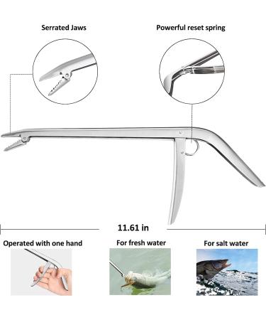 AOFUXTI Fishing Tool Kit - Stainless Steel Pliers, Hook Remover, Lip Gripper - Saltwater Resistant Gear for Men - Buy Online on GoSupps.com