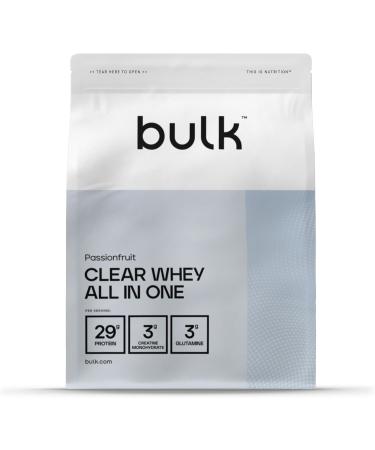 Bulk Clear Whey All in One Protein Powder Shake Passion Fruit 500 g Passion Fruit 500.00 g (Pack of 1) - Buy Online on GoSupps.com
