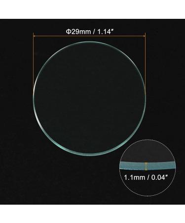 Buy Sourcing Map 6pcs Flat Watch Glass Crystal Round Lens 29mm - Watchmaker Repair Replacement Parts - Buy Online on GoSupps.com