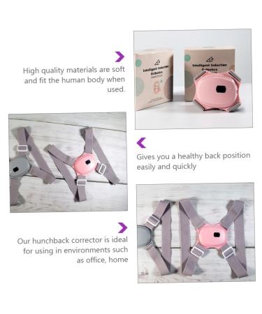 NOLITOY Belt Spine Posture Support Set - Adjustable Ergonomic Clavicle & Vibration Leash Holder for Children's Comfort - Electric Child Abs Pink Bracket - Buy Online on GoSupps.com