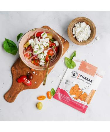 Cultures for Health Feta Cheese Starter Culture - Tangy Homemade Cheese - Mesophilic, Non-GMO, Gluten-Free - 4 Packets - Buy Online on GoSupps.com