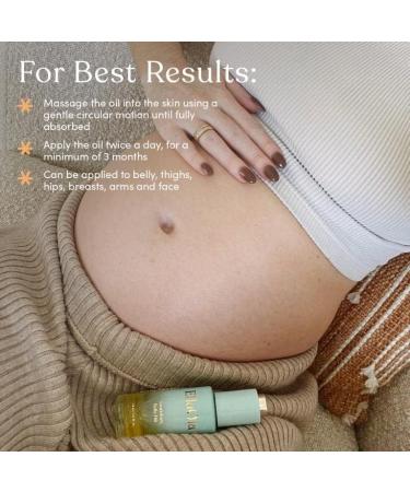 EllaOla Nourishing Belly Oil | Vitamin C, Squalane, & Argan Oil | Non Greasy Moisturizing Massage Oil for Stretch Marks & Scars | Pregnancy & Postpartum Care | 1.5 fl. oz - Buy Online on GoSupps.com