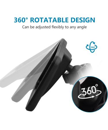 360 Auto Return Baby Car Mirror | Safe Rear Seat Baby Monitoring | Black 12x6cm - Buy Online on GoSupps.com