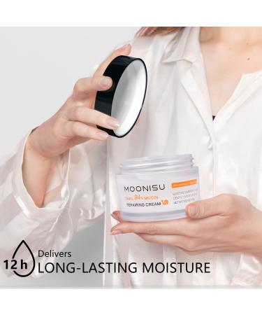 Snail Mucin Moisturizer Face Cream - 94% Snail Extract Hydrating Daily Repair Gel for Dry & Sensitive Skin Hyaluronic Acid - 3.52 OZ - Buy Online on GoSupps.com