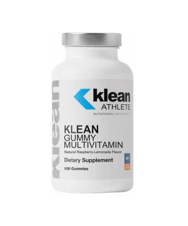 Klean ATHLETE Gummy Multivitamin | Comprehensive and Bioavailable Vitamin/Mineral Formula to Support Optimal Health and Needs for Athletes | 100 Gummies | Natural Raspberry-Lemonade Flavor