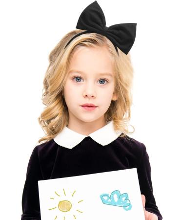 ALLY-MAGIC Black Bow Headbands Large Bowknot Hairband Christmas Hairbands Headdress for Women Girls Vintage Hairbands for Xmas Party Cosplay Christmas Costume Accessories Y9HDJFG (Black) - Buy Online on GoSupps.com