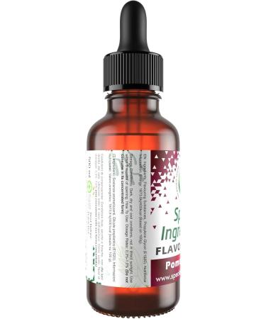 Pomegranate Flavour Drop 500ml - Highly Concentrated Versatile Food Flavouring - Vegan, Non GMO, Gluten Free - Buy Online on GoSupps.com