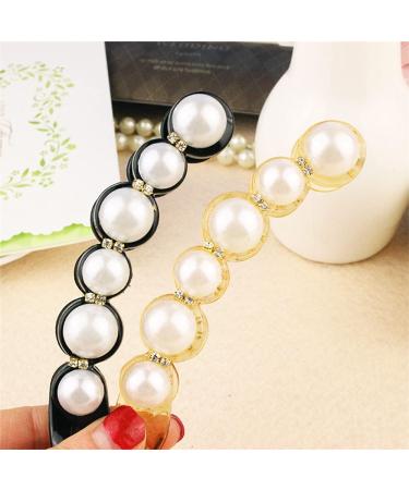 Elegant Pearl Hair Clips - 6-Piece Set of Stylish Hairpins for Women | Perfect for Parties & Fashion - Buy Online on GoSupps.com