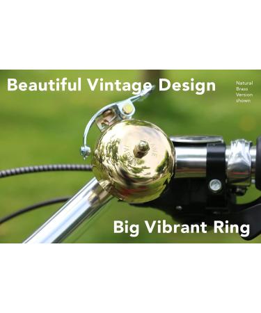 Crane Suzu Bike Bell - Made in Japan for City, Cruiser, Road, or MTB Bikes - Fits 22.2 to 26.0mm Bars - Brass - Buy Online on GoSupps.com