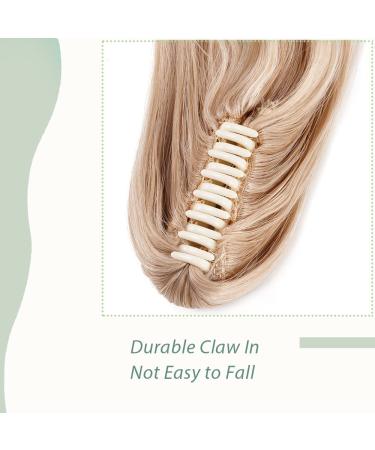 Buy Sego 50cm Wavy Ashblond Clip-In Ponytail Extension - Voluminous Synthetic Hair 150g 24 (60cm) - Enhance Your Look with Gorgeous Blended Shades - Buy Online on GoSupps.com