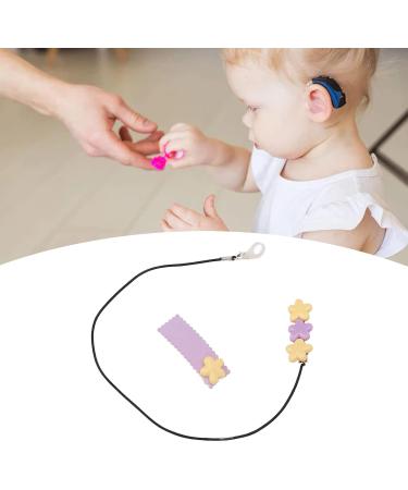 BTE Hearing Aid Lanyard Lovely Hearing Aid Clip To Avoid Loss Wearable Cute Flowers For Kids (Single Ear) - Buy Online on GoSupps.com