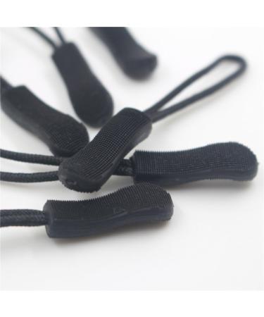 10 Pcs Black Zipper Puller Fasteners for Jackets Backpacks & Bags - Durable & Stylish - Buy Online on GoSupps.com