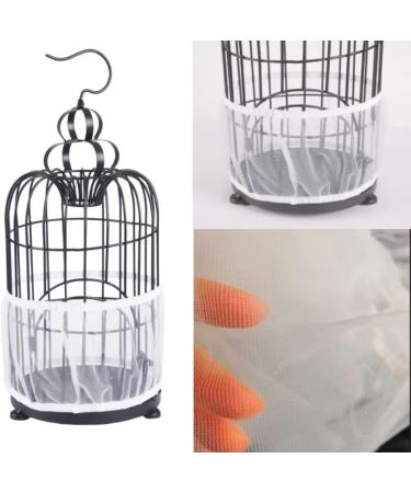 Durable Breathable Bird Cage Cover with Seed Catcher Guard Net - Large Size, Washable Mesh, Good Night Cover (4 Colors) - Buy Online on GoSupps.com