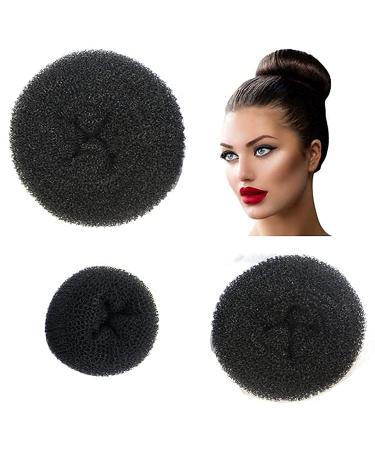 Styla Hair 3 Piece Donut Hair Bun Maker (1 Small 1 Medium 1 Large) Black - Buy Online on GoSupps.com