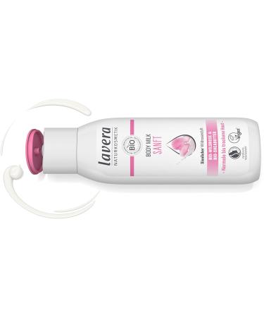 Lavera Body Lotion Gentle | Organic Vegan Body Milk for Normal to Dry Skin | PETA Certified Natural Cosmetics (200 ml) - Buy Online on GoSupps.com