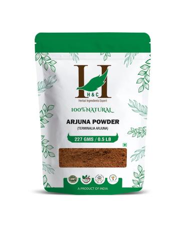 H&C Herbal Ingredients Expert 100% Natural Arjuna Chhal/Bark Powder - 227g | Terminalia Arjuna