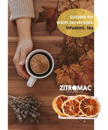 ZITROMAC Dried yellow lemon for cocktails Dry fruits without sugar for cocktails decoration confectionery Christmas Drinks Dried lemon slices natural 100 no additives just fruit Small jar 60 gr Small jar - Buy Online on GoSupps.com