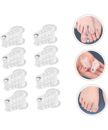 4 Pairs Magnetic Toe Separator Pedicure Tools for Feet - Hammertoe Splint, Yoga Toe Spacers for Women, Bunion Strap Foot Care - Buy Online on GoSupps.com