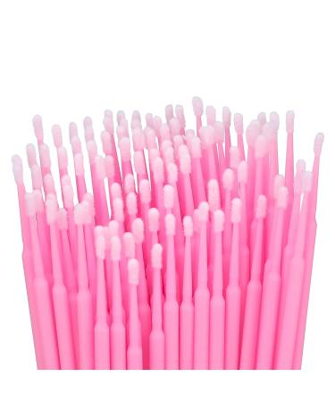 500PCS Disposable Micro Applicators Brush - 2.0mm Head Diameter - Makeup & Personal Care - Pink (5 x 100 PCS) - Buy Online on GoSupps.com
