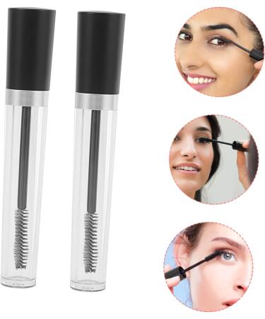 OHPHCALL 2 Sets Refillable Eyelash Cream Bottle Empty Lipstick Tube Clear Mascara for Eyelashes Plastic Black 1 g (Pack of 1) Black - Buy Online on GoSupps.com