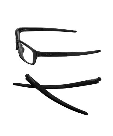 Replacement Temples Arms Legs Satin Black For Oakley Crosslink Pitch Glasses - Black