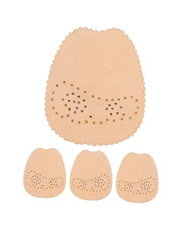 FRCOLOR 2 Pairs Forefoot Half Size Pad High Heel Inserts Nonslip Forefoot Pads Half Foot Pads High Heel Half Pads Nonslip High Heel Insoles High Heel Supplies High Heels Inserts Leather