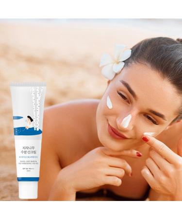  Round LAB Birch Juice Moisturizing Sunscreen (Birch Juice Moisturizing Sunscreen) SPF 50+ PA++++ 50ml - Buy Online on GoSupps.com