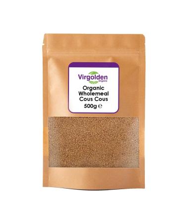 Organic Wholemeal Cous Cous 500g by Virgolden Organic