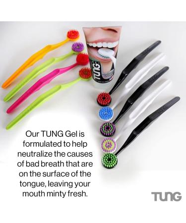 Peak Essentials Premium Tung Gel Tongue Cleaner | Fight Bad Breath & Odor | Fresh Mint | BPA Free | Made in USA | 2 Count 3 Ounce Pack - Buy Online on GoSupps.com