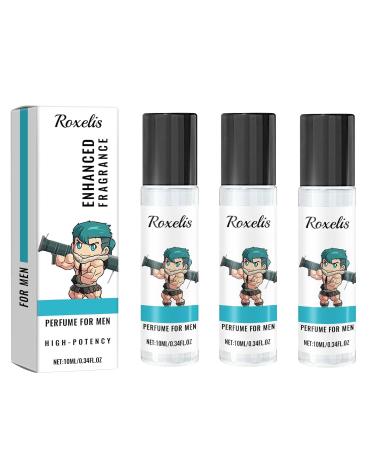 Hypnosis Pheromone Cologne for Men(10ML) - Pheromone Date Portable Cologne - Original Oil Pheromone Perfume for Men - Long Lasting Romantic Fragrance - Attracts Women (3PCS-10M)