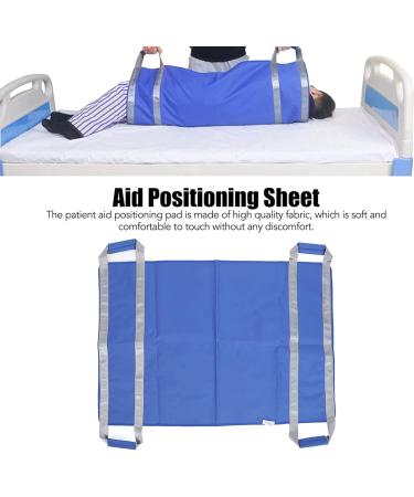 Positioning Bed Pad with Reinforced Handles 41.3" x 28.3" Patient Transfer Sheet Aid Assistant Reusable Waterproof for Body Lifting Turning Repositioning for Elderly Incontinence Caregiver - Buy Online on GoSupps.com