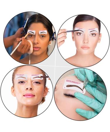 FOMIYES 288 Pcs Eyebrow Stickers Eyebrow Kit Eyebrows Shaper Eyebrow Tools Eyebrow Shaper Disposable 1 count (Pack of 1) Whitex3pcs - Buy Online on GoSupps.com