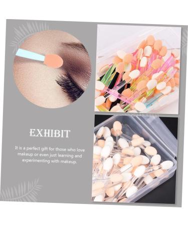 VINTORKY 120pcs Double Ended Eye Shadow Stick Eyeshadow Wand Crease Brush Eyeshadow Concealer Makeup Plastic - Buy Online on GoSupps.com