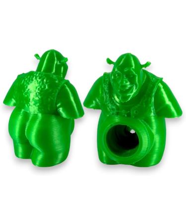 Funny Ogre Toothpaste Dispenser 3D Printed Gag Gift Cap for Kids and Adults | Green Pooping Cap - Buy Online on GoSupps.com