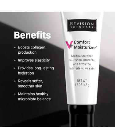 Buy Revision Skincare V+ Comfort Moisturizer - Intimate Area Moisturizer Hormone & Fragrance Free Vulva Cream for Dryness - 1.7 oz International Shipping Available - Buy Online on GoSupps.com