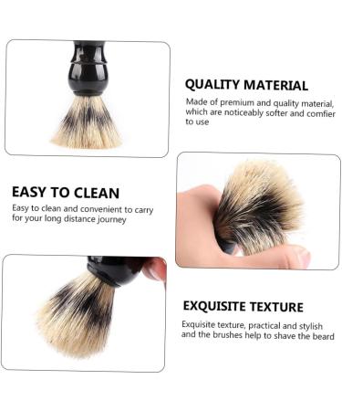 JECOMPRIS 8-Piece Foam Razor Brush Set - Men's Mustache Grooming & Body Care Accessories - Portable Plastic Handle Shaving Brush - Buy Online on GoSupps.com