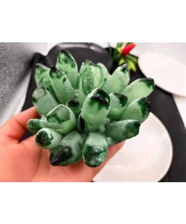 690g Natural Green Ghost Phantom Quartz Crystal Cluster Specimen Wedding Decoration Aquarium Reiki Stone ERTEYIN - Buy Online on GoSupps.com