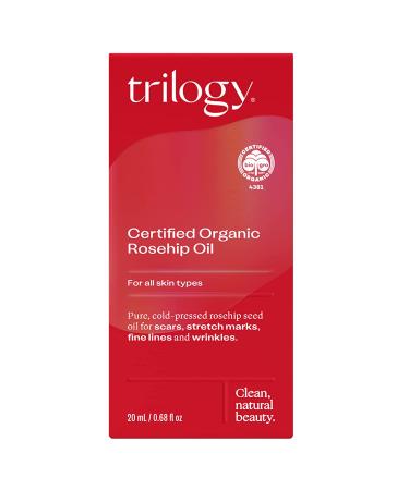 Trilogy Certified Organic Rosehip Oil - 0.67 fl oz (20 ml) | Natural Skin Care - Buy Online on GoSupps.com