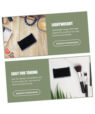 2pcs Empty 24 Color Eyeshadow Palettes - DIY Makeup Case & Lipstick Organizer for Custom Cosmetics - Buy Online on GoSupps.com