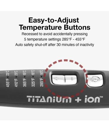 Olivia Garden Titanium + Ion Curling Iron - Dual Voltage | Heat Mat & Limited Edition Brush Included | High Performance Styling Tool - Buy Online on GoSupps.com