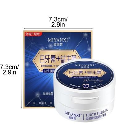 Miyanxi Probiotic Tooth Powder - Effective Teeth Whitening Powder for White Teeth - 50g - Buy Online on GoSupps.com
