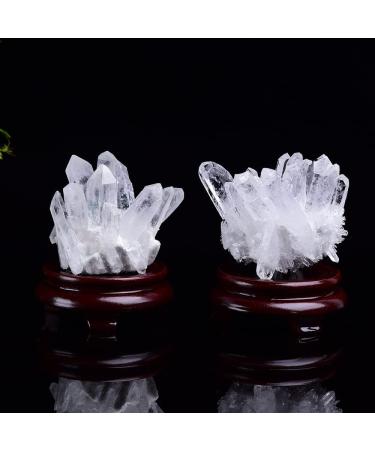 Natural Clear Quartz Crystal Cluster Minerals for Reiki Stone Home Furnishing Decoration crystal stone About 300-400g - Buy Online on GoSupps.com